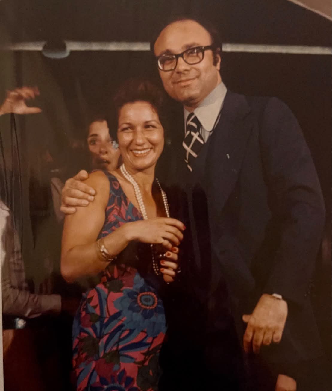 Vintage family photograph of Maria Pia and Piero Dimitri